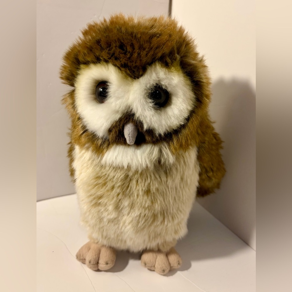 Warner Bros. Harry Potter Fluffy Brown and White Owl Plush